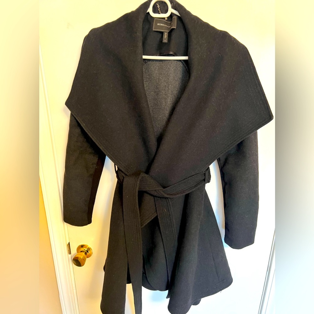 BCBG wrap coat. Medium